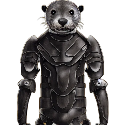 animal, robot, 3d render, concept art transparent PNG cut-out