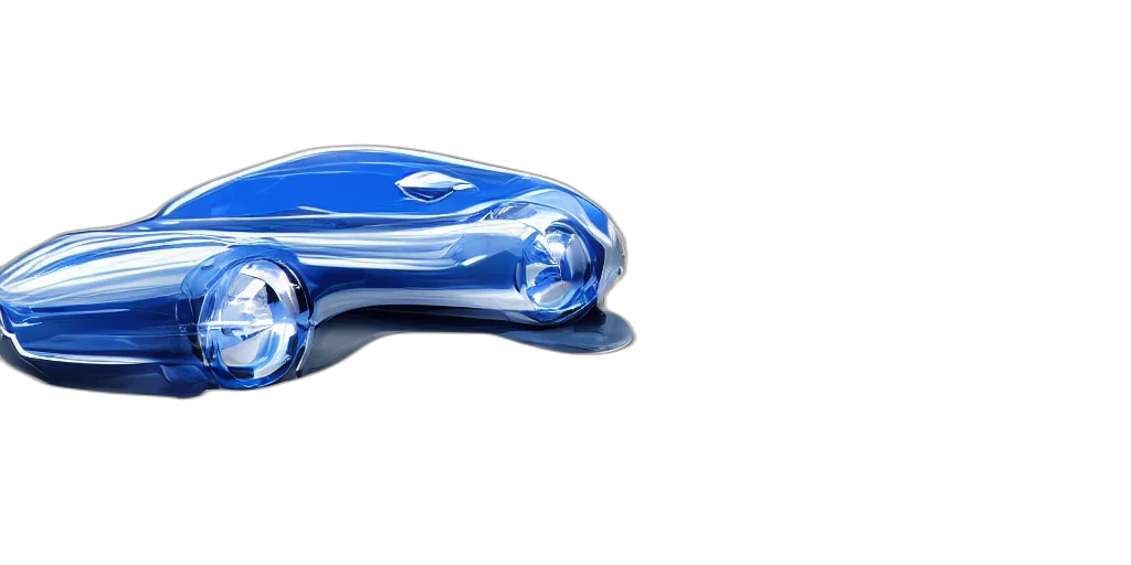 car, robot, bottle, weapon, 3d render, photorealistic, concept art, glass transparent PNG cut-out