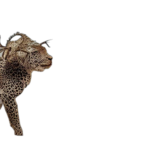 animal, crown, staff, hair transparent PNG cut-out