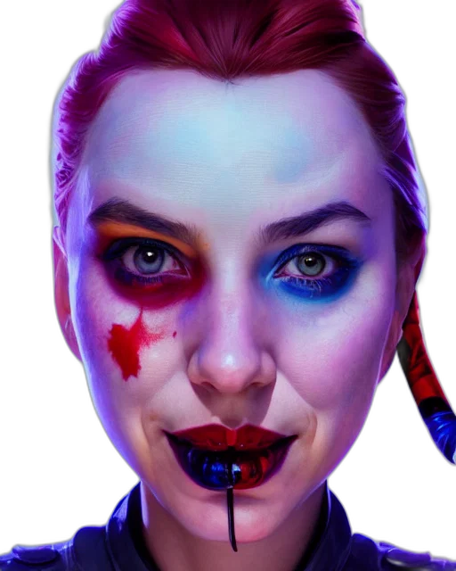 face, robot, mask, staff, cyberpunk, concept art, comic book art, photorealistic transparent PNG cut-out