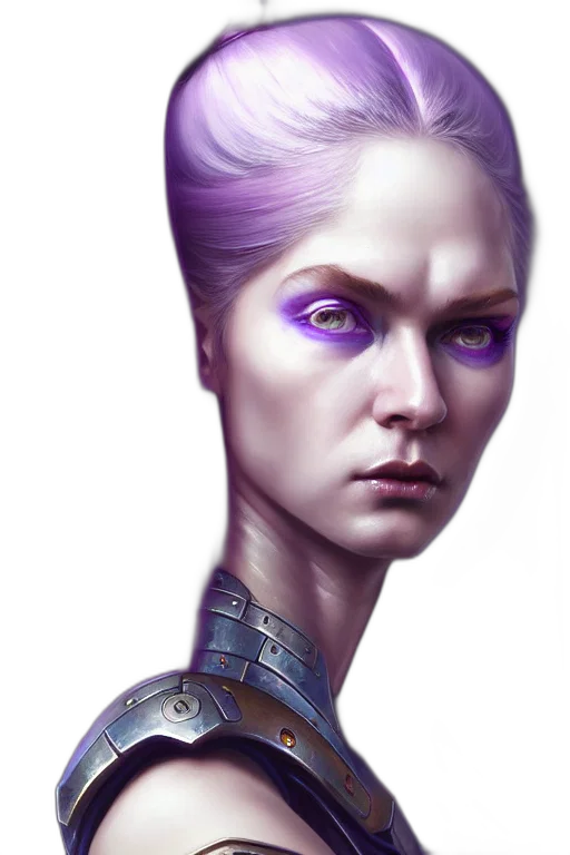 face, robot, staff, fantasy art transparent PNG cut-out
