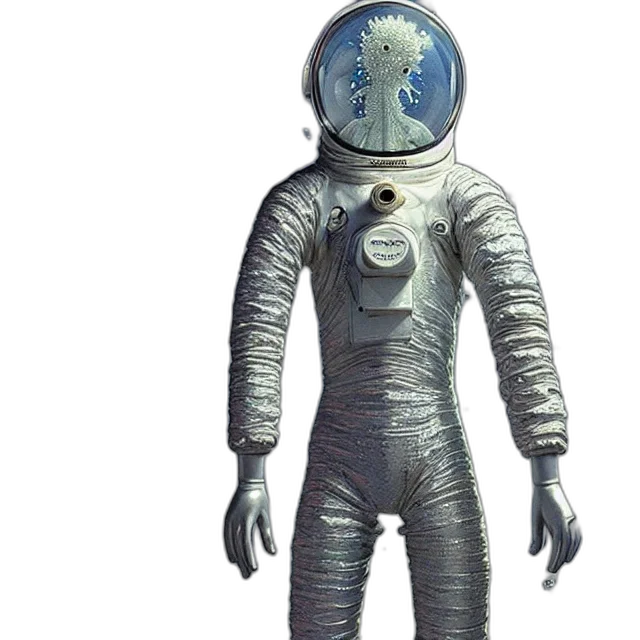 robot, mask, staff, jacket transparent PNG cut-out
