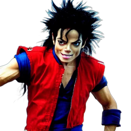 jacket, photorealistic, 3d render, concept art, comic book art, still, michael, jackson transparent PNG cut-out