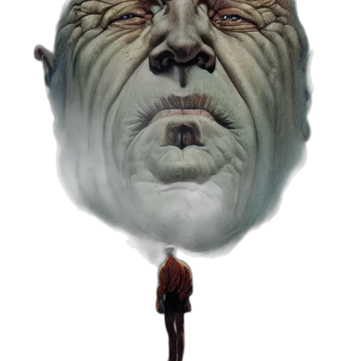 mask, face, creature, staff transparent PNG cut-out