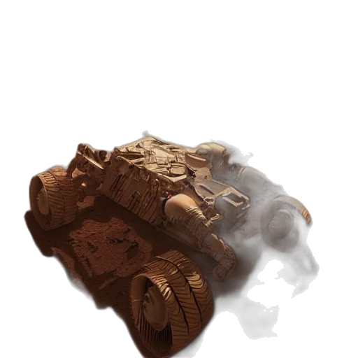 car, weapon, robot, crown transparent PNG cut-out