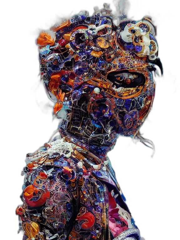 mask, robot, face, dress transparent PNG cut-out