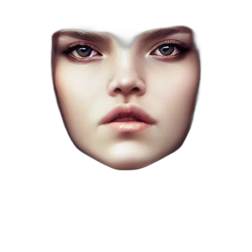 face, mask, crown, robot transparent PNG cut-out