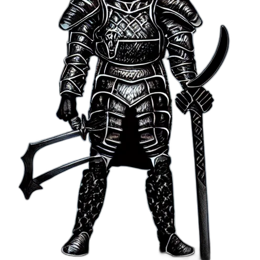 sword, staff, weapon, fantasy art transparent PNG cut-out