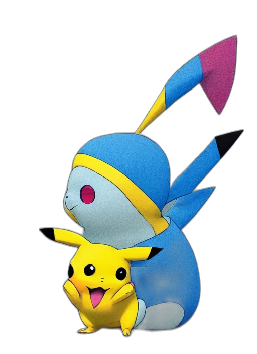 hat, staff, weapon, animal, 3d render, concept art, pixel art, fantasy art transparent PNG cut-out