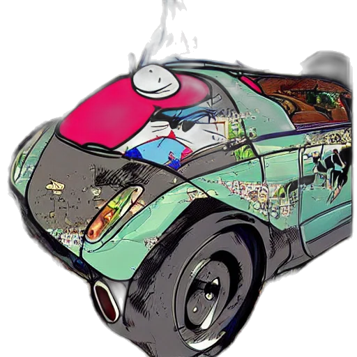 car, robot, weapon, concept art transparent PNG cut-out