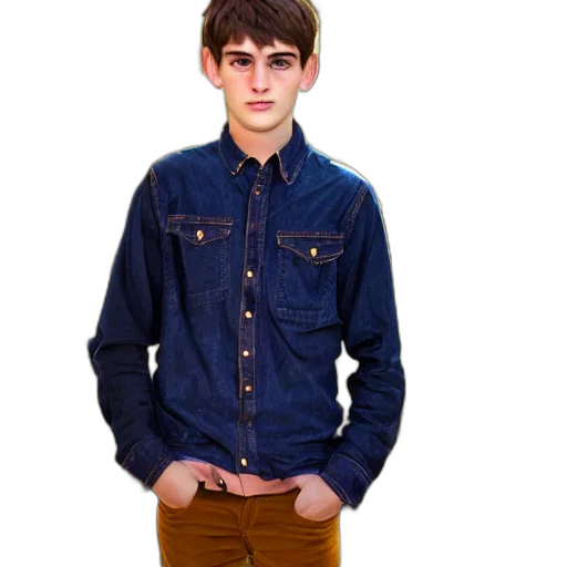 jacket, photorealistic, 3d render, cartoon transparent PNG cut-out