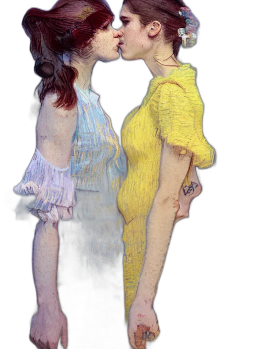 dress, watercolor, oil painting, photorealistic, concept art, underwater, fog, snow transparent PNG cut-out