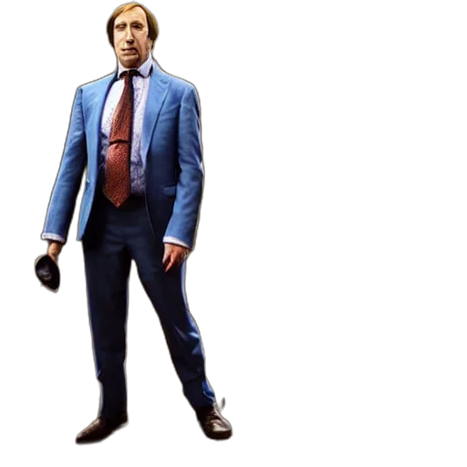 jacket, staff, robot, concept art, 3d render, saul, goodman, rooster transparent PNG cut-out