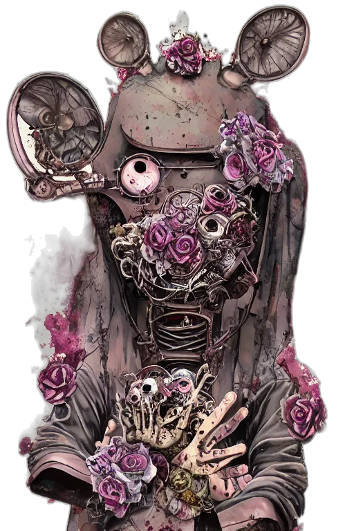 robot, mask, face, jewelry transparent PNG cut-out