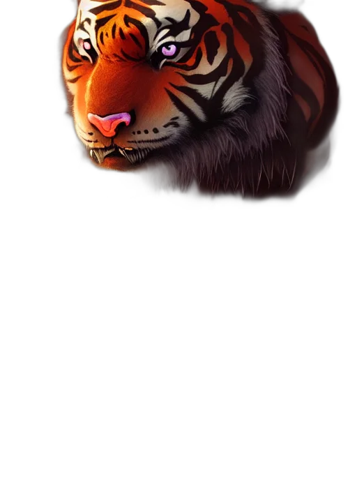 animal, mask, crown, face, fantasy art, photorealistic, watercolor, concept art transparent PNG cut-out