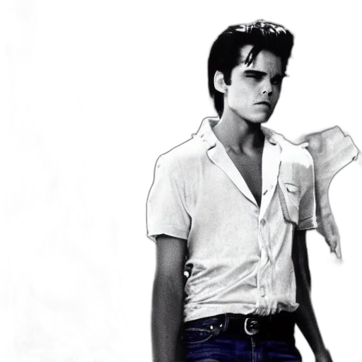 jacket, photorealistic, concept art, film, still, outsiders transparent PNG cut-out