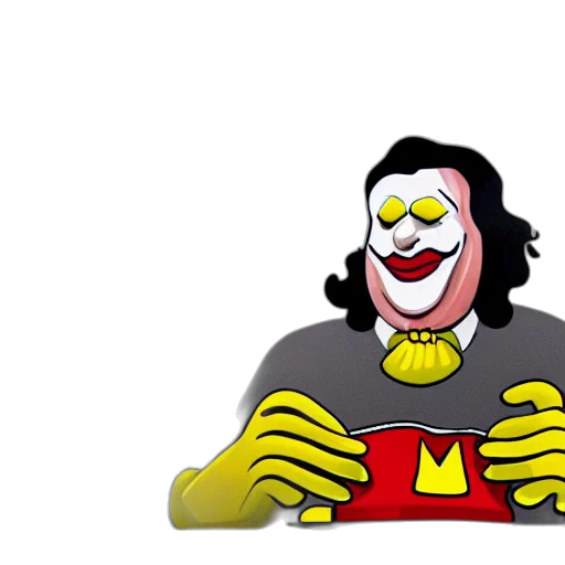 cartoon, comic book art, concept art, ronald, mcdonald, setting, house, fire transparent PNG cut-out