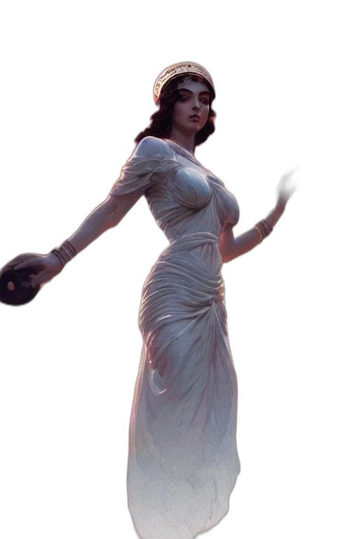 dress, staff, concept art, fantasy art, 3d render, photorealistic, fire, outer space transparent PNG cut-out