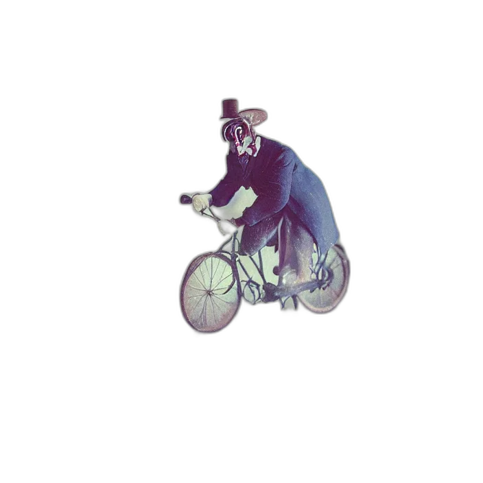 animal, creature, umbrella, robot transparent PNG cut-out