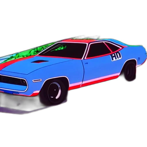 car, concept art, 3d render, photorealistic transparent PNG cut-out