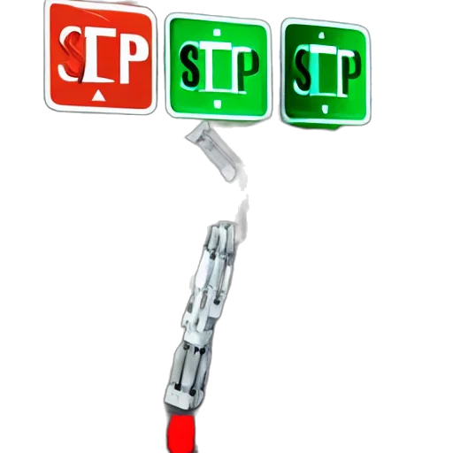 mecha, made, stop, signs transparent PNG cut-out
