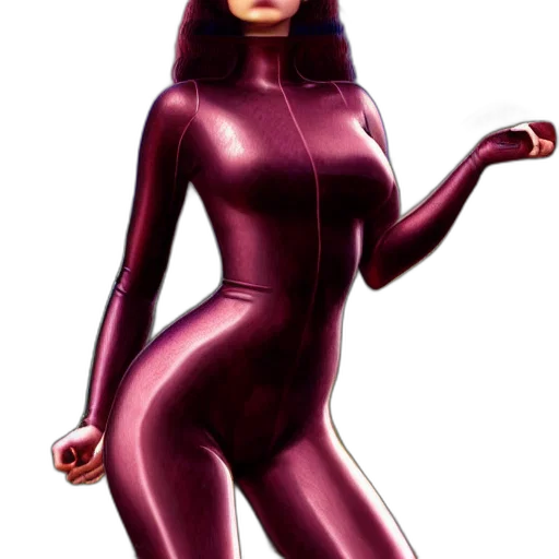 dress, robot, concept art, 3d render transparent PNG cut-out