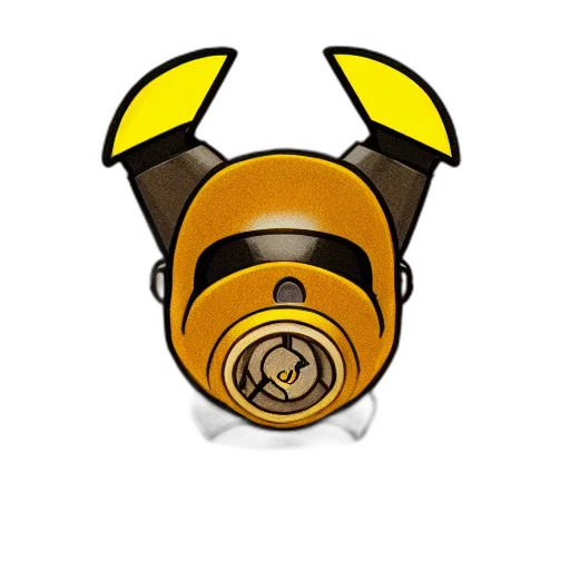 mask, animal, creature, robot transparent PNG cut-out