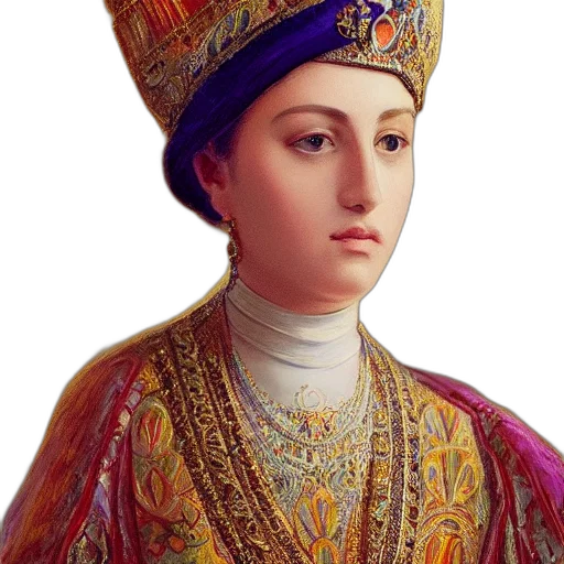 crown, face, jewelry, photorealistic transparent PNG cut-out