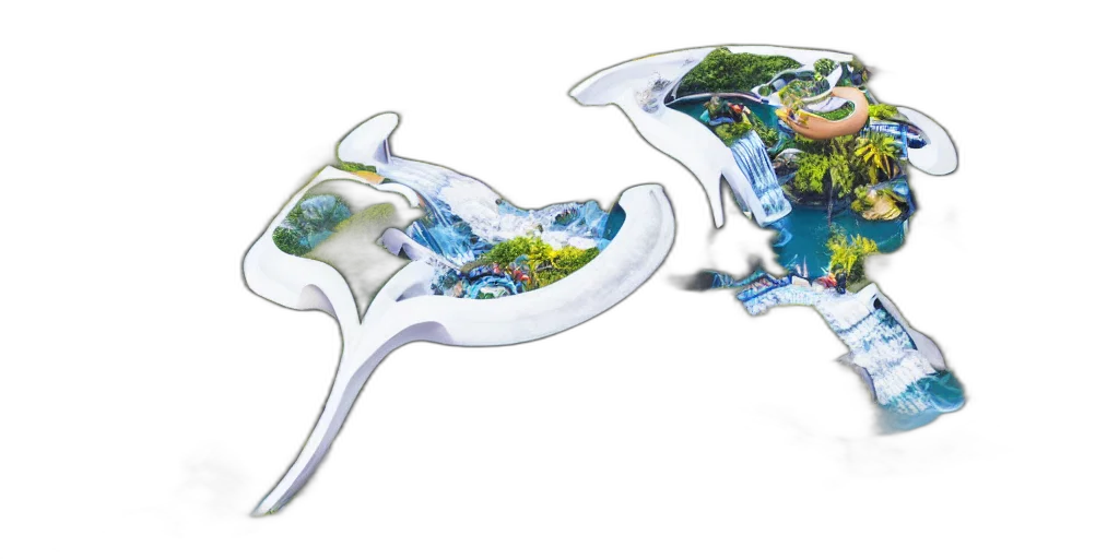 concept art, 3d render, fantasy art, bright transparent PNG cut-out