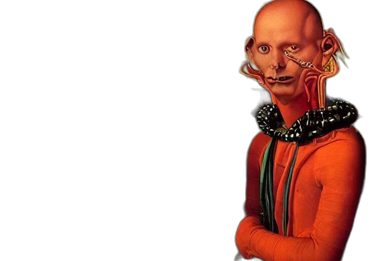 mask, creature, face, staff transparent PNG cut-out
