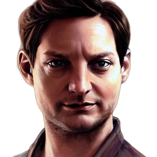face, staff, photorealistic, concept art, fantasy art, cartoon, tobey, maguire transparent PNG cut-out