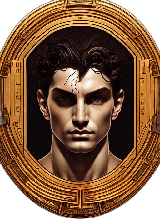 face, comic book art, fantasy art, photorealistic transparent PNG cut-out