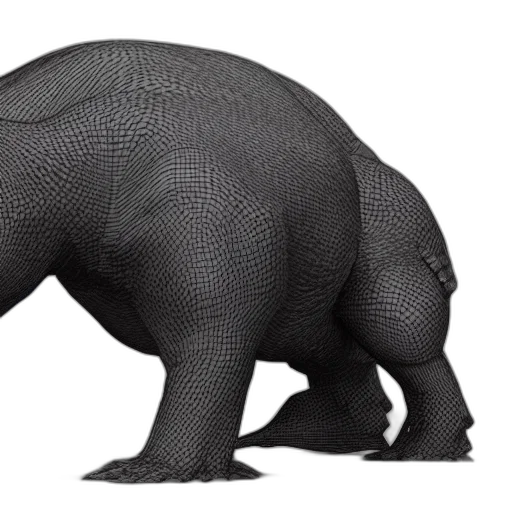 animal, creature, dragon, 3d render, concept art, photorealistic, render transparent PNG cut-out