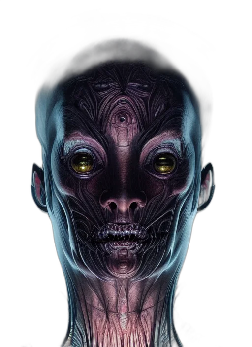 mask, face, creature, robot transparent PNG cut-out