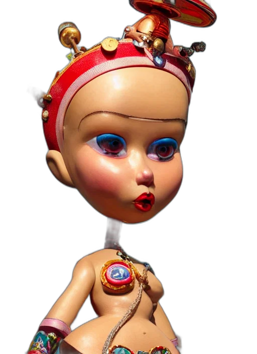 jewelry, crown, face, staff transparent PNG cut-out