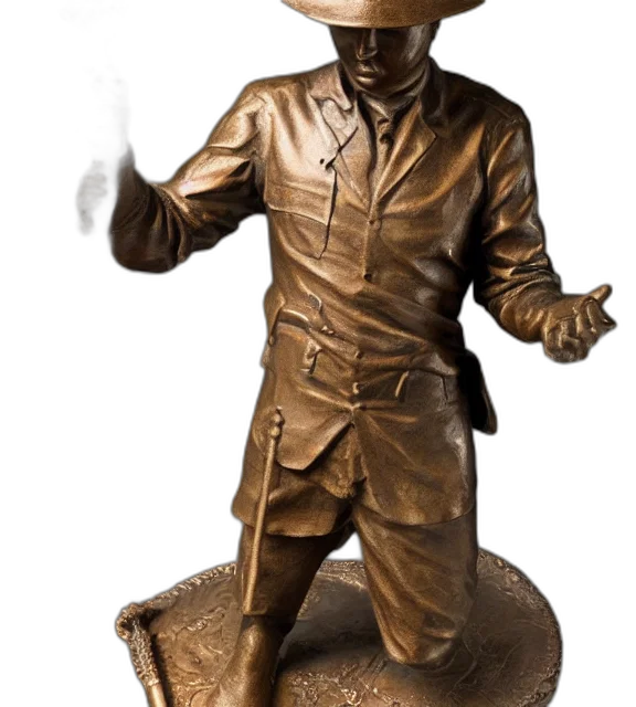 staff, concept art, 3d render, photorealistic, photo, medium, shot, bronze transparent PNG cut-out
