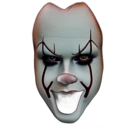 mask, face, creature, 3d render transparent PNG cut-out