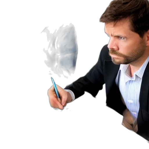 staff, face, jacket, photorealistic, concept art, stock, photo, bored transparent PNG cut-out