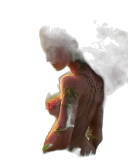 dress, mask, creature, dragon, concept art, fantasy art, photorealistic, watercolor transparent PNG cut-out