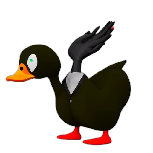 animal, 3d render, concept art, pixel art transparent PNG cut-out