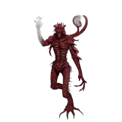 creature, staff, dragon, robot transparent PNG cut-out