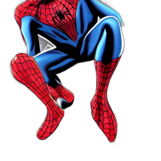 mask, animal, creature, comic book art, concept art, 3d render, pixel art, spiderman transparent PNG cut-out
