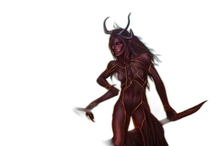creature, staff, concept art, fantasy art, pixel art, comic book art, dark, earth tones transparent PNG cut-out
