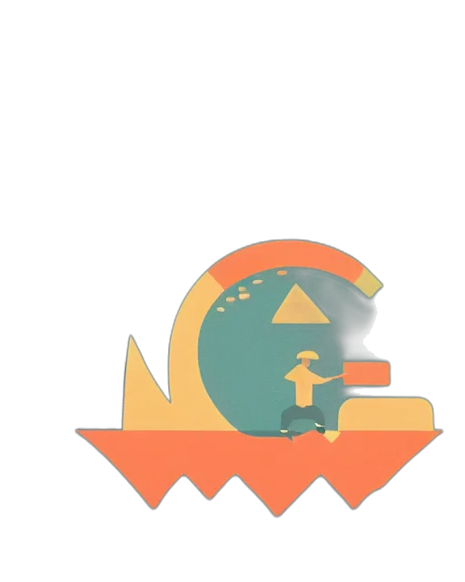 umbrella, hat, jewelry, concept art, 3d render, pixel art, vaporwave, earth tones transparent PNG cut-out
