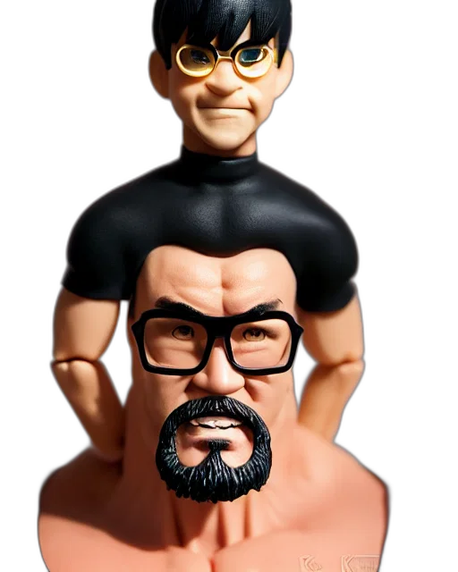 3d render, cartoon, comic book art, concept art, wide, plastic, action, figure transparent PNG cut-out