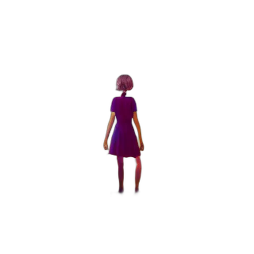 dress, robot, staff, creature, pixel art, 3d render, concept art, anime transparent PNG cut-out