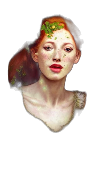 face, mask, crown, jewelry, photorealistic, fantasy art, concept art, oil painting transparent PNG cut-out