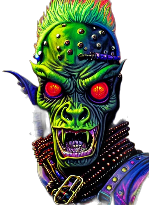 mask, face, robot, creature, concept art, cyberpunk, comic book art, pixel art transparent PNG cut-out