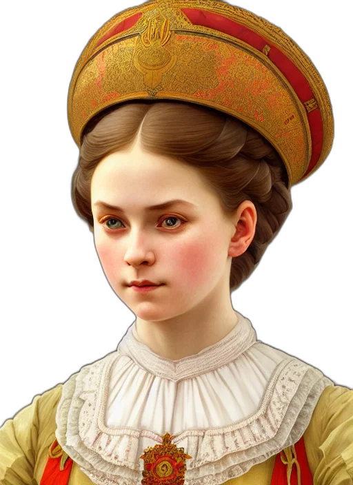 crown, face, hat, staff, photorealistic, fantasy art, oil painting, concept art transparent PNG cut-out