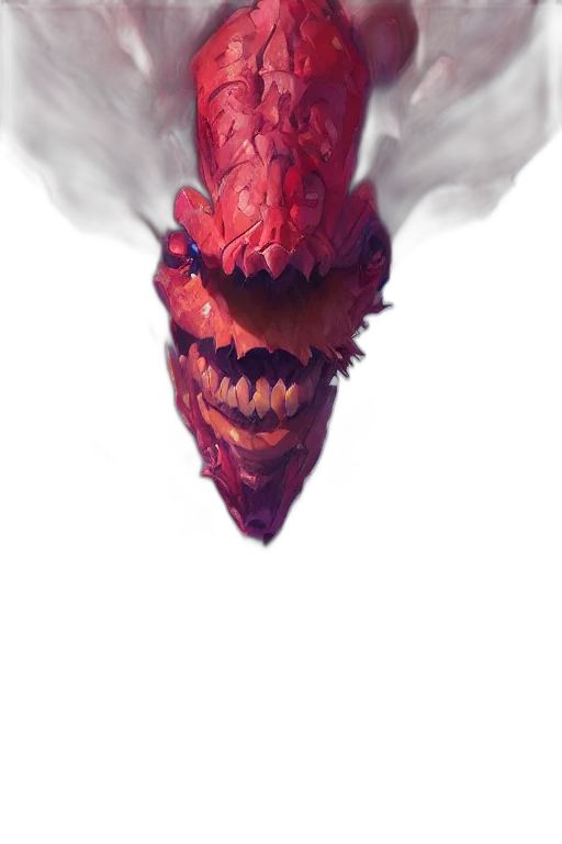 dragon, creature, mask, face transparent PNG cut-out